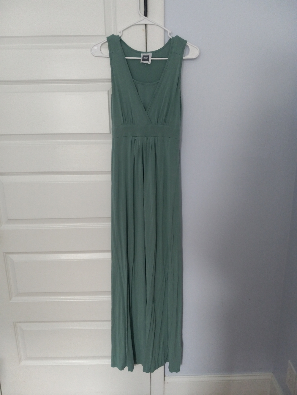 Nom Maternity Sage Green Dress Small